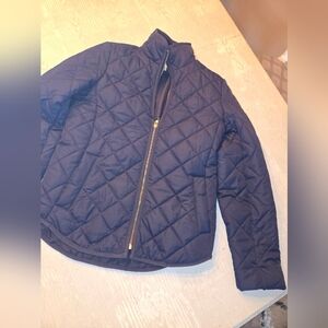Womens XXS J. Crew Quilted Coat Jacket